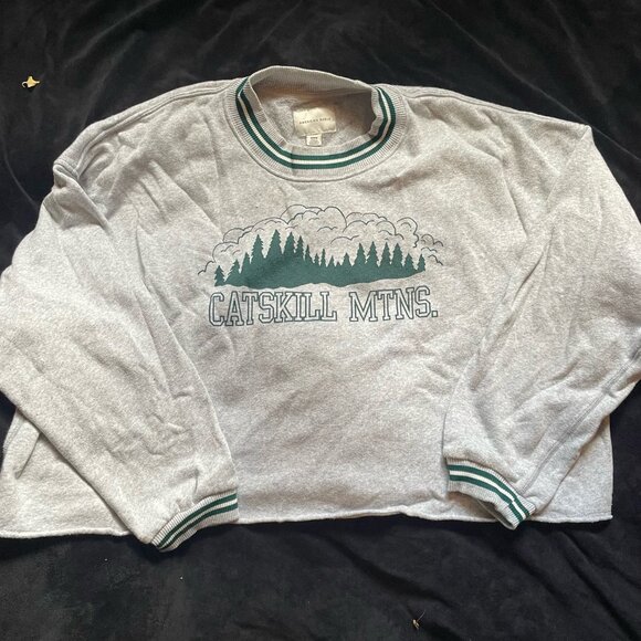 Cropped Grey Sweater - Picture 2 of 5